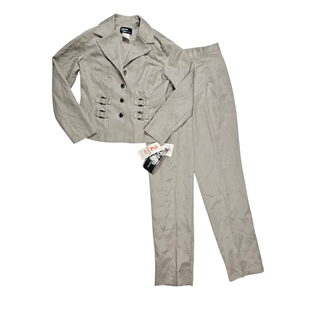 Dawn Joy Fashions‎ Vintage 2 pc Suit Set Women’s Size 3/4